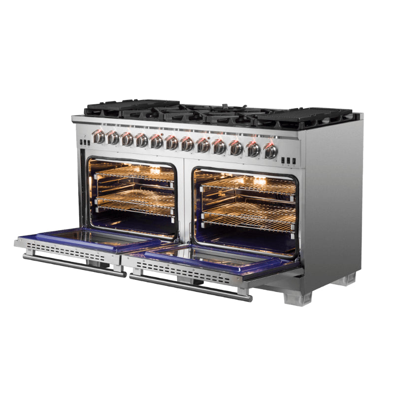 FORNO Capriasca 60" Freestanding Gas Range