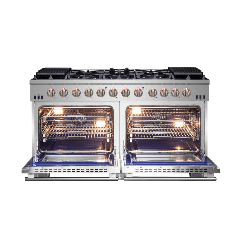 FORNO Capriasca 60" Freestanding Gas Range