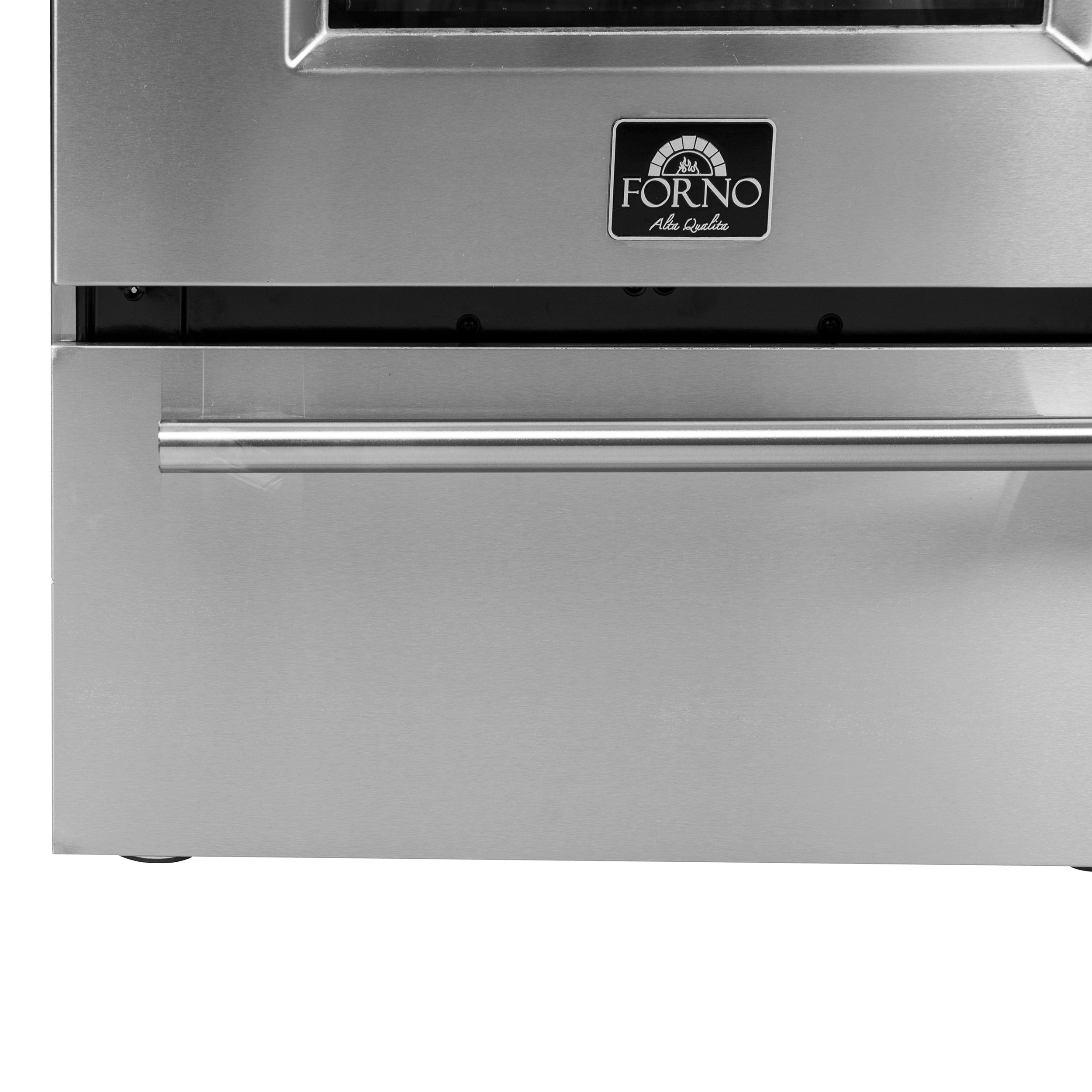 FORNO Breno 24" 2.3 cu. ft. Freestanding Gas Range with 4 Sealed Burners in Stainless Steel