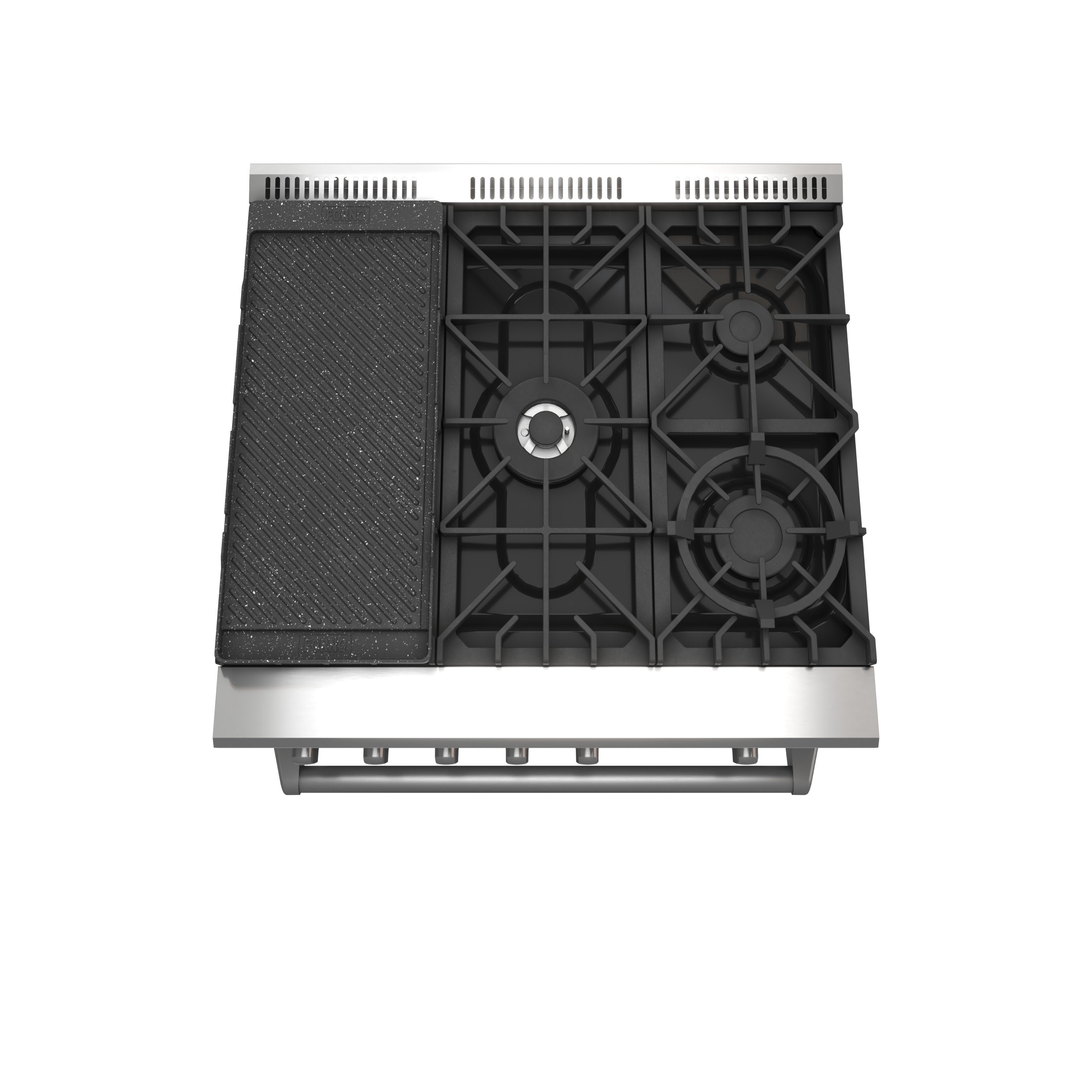 FORNO Lazio 30" 4.3 cu. ft. Gas Range with 5 Sealed Burners, Air Fryer and Griddle