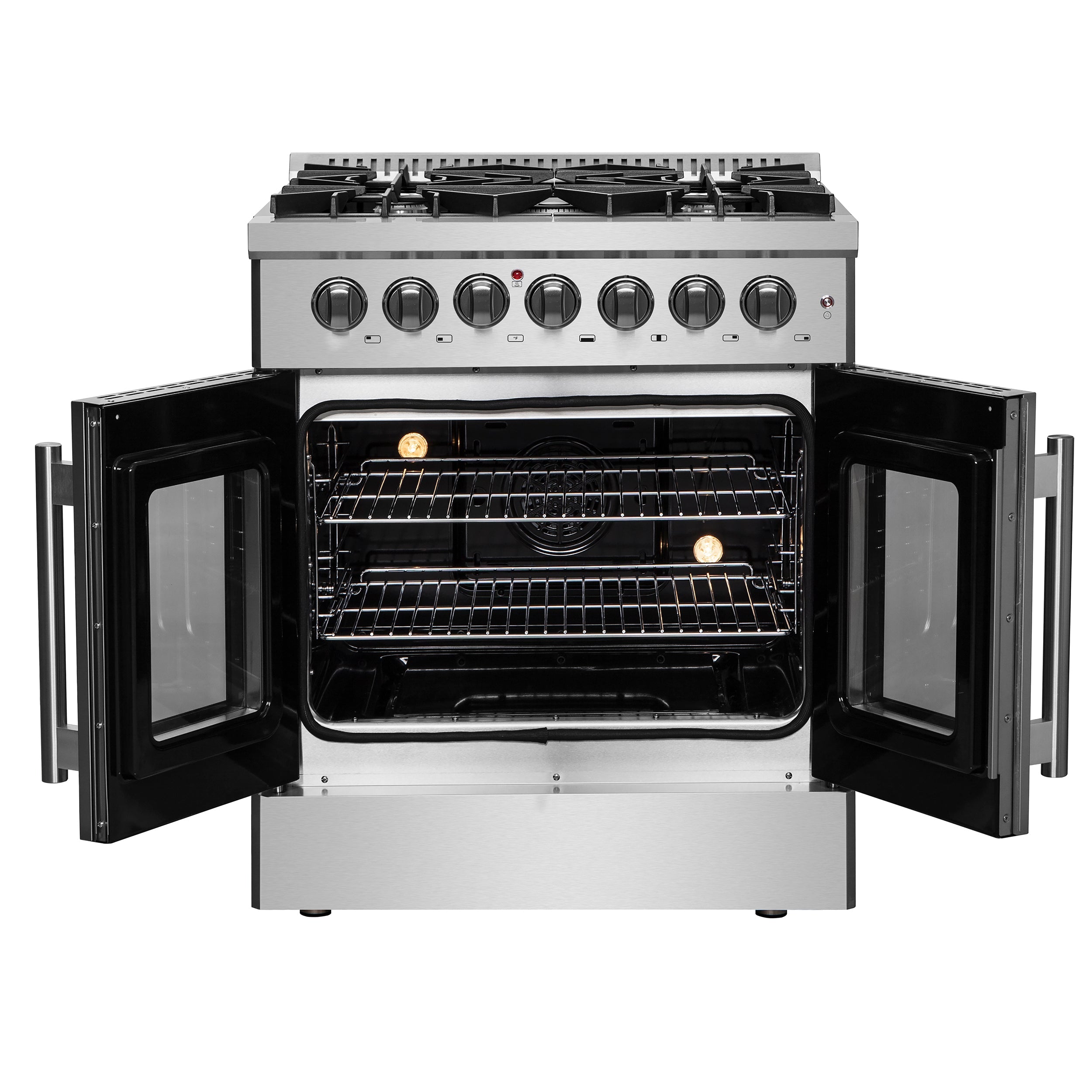 FORNO Galiano 30" 4.32 cu. ft. Dual Fuel Range with French Door