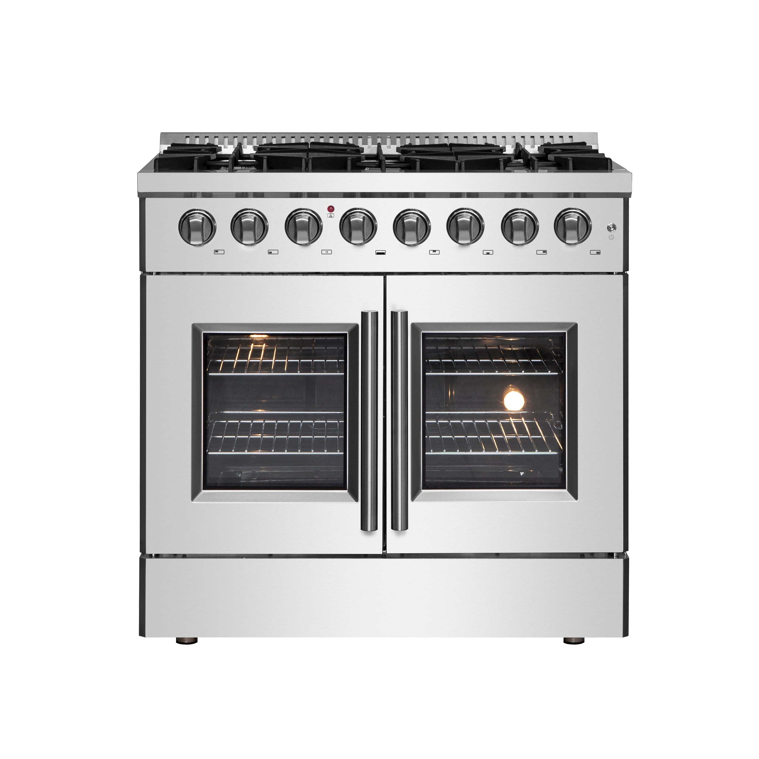 FORNO Galiano 36" 5.36 cu. ft. Dual Fuel Range with French Door