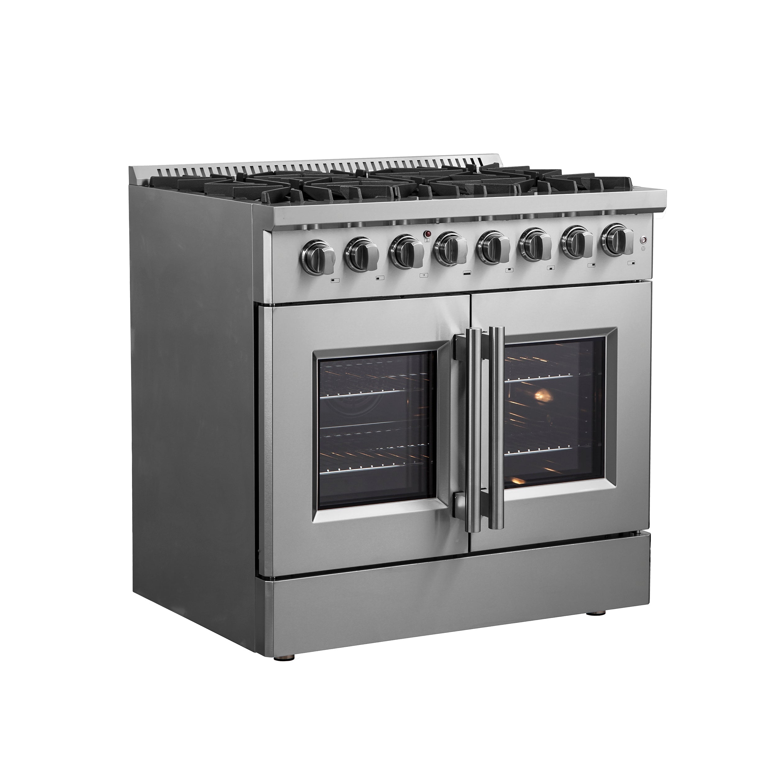 FORNO Galiano 36" 5.36 cu. ft. Dual Fuel Range with French Door