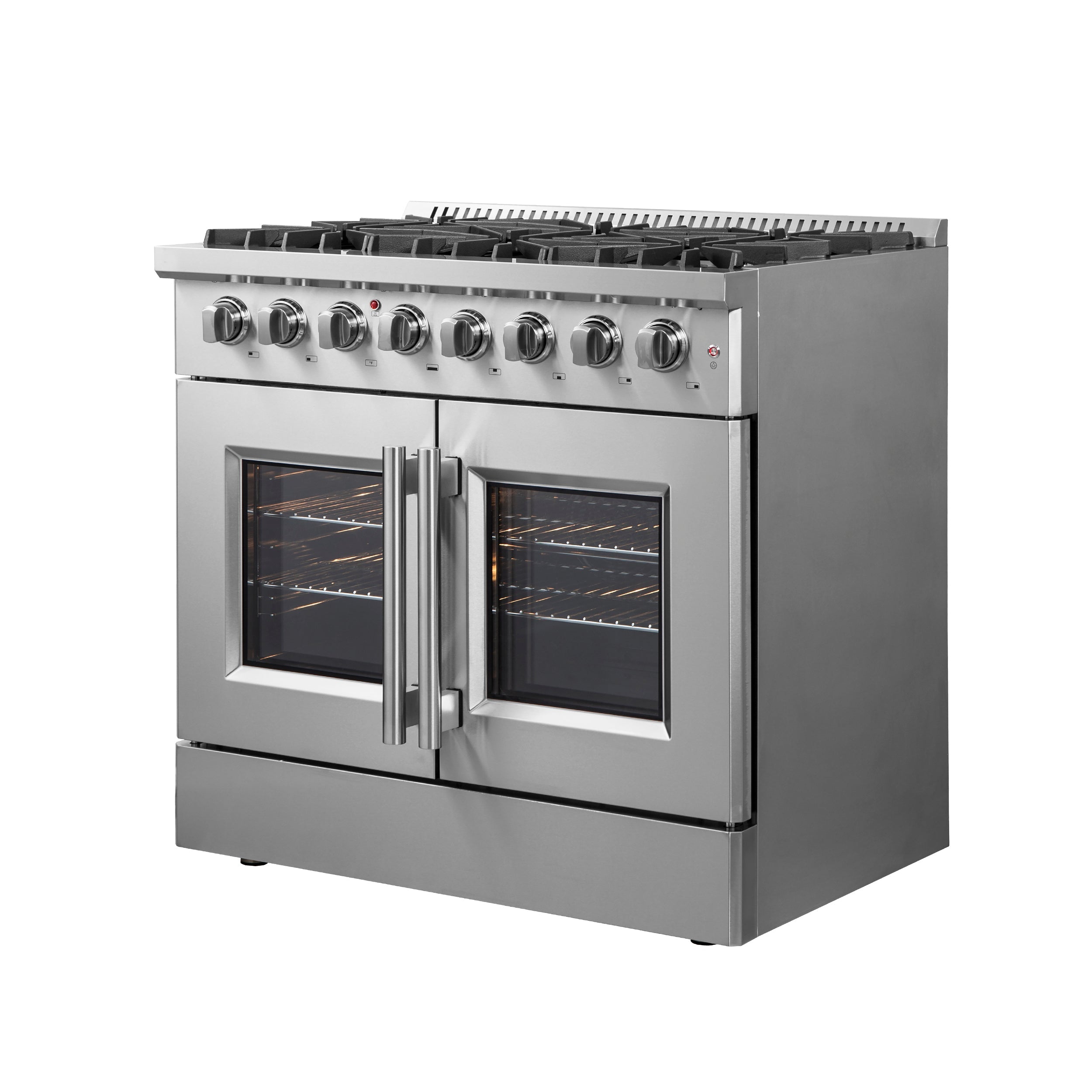 FORNO Galiano 36" 5.36 cu. ft. Dual Fuel Range with French Door