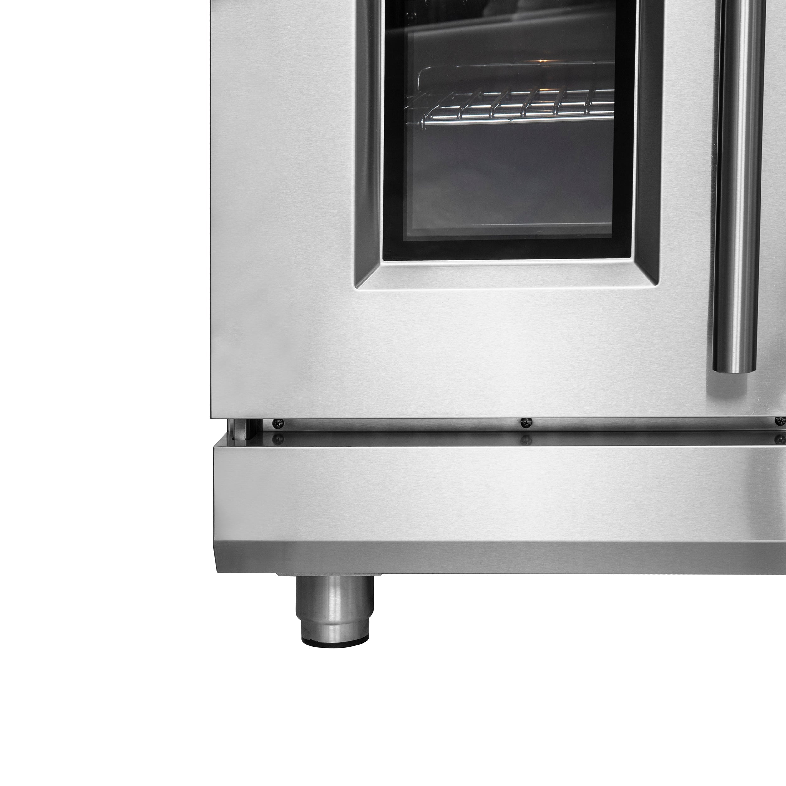 FORNO Massimo 48″ 6.58 cu. ft. Freestanding French Door Gas Range with 8 Burners