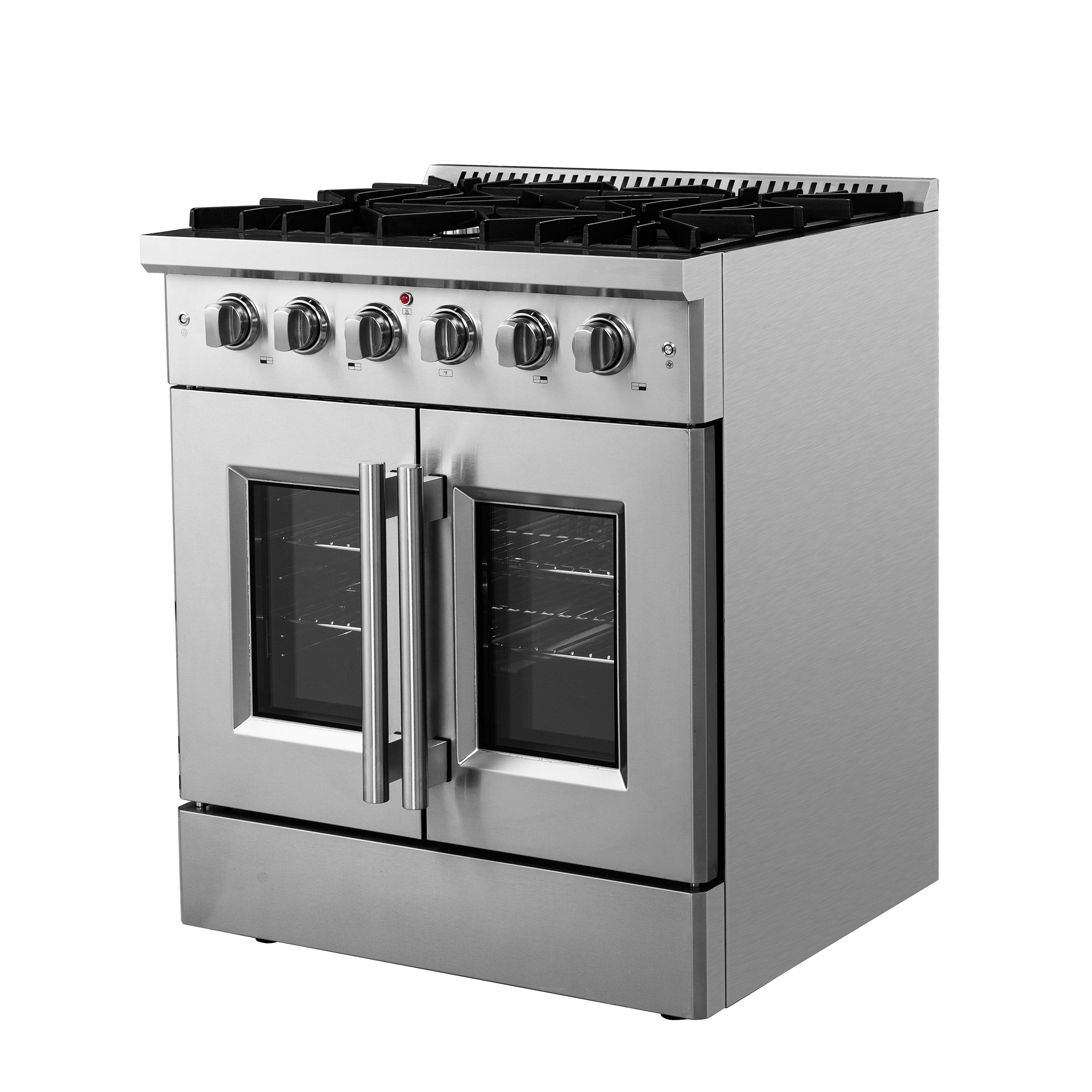 FORNO Galiano 30" 4.32 cu. ft. French Door Gas Range with 5 Sealed Burners