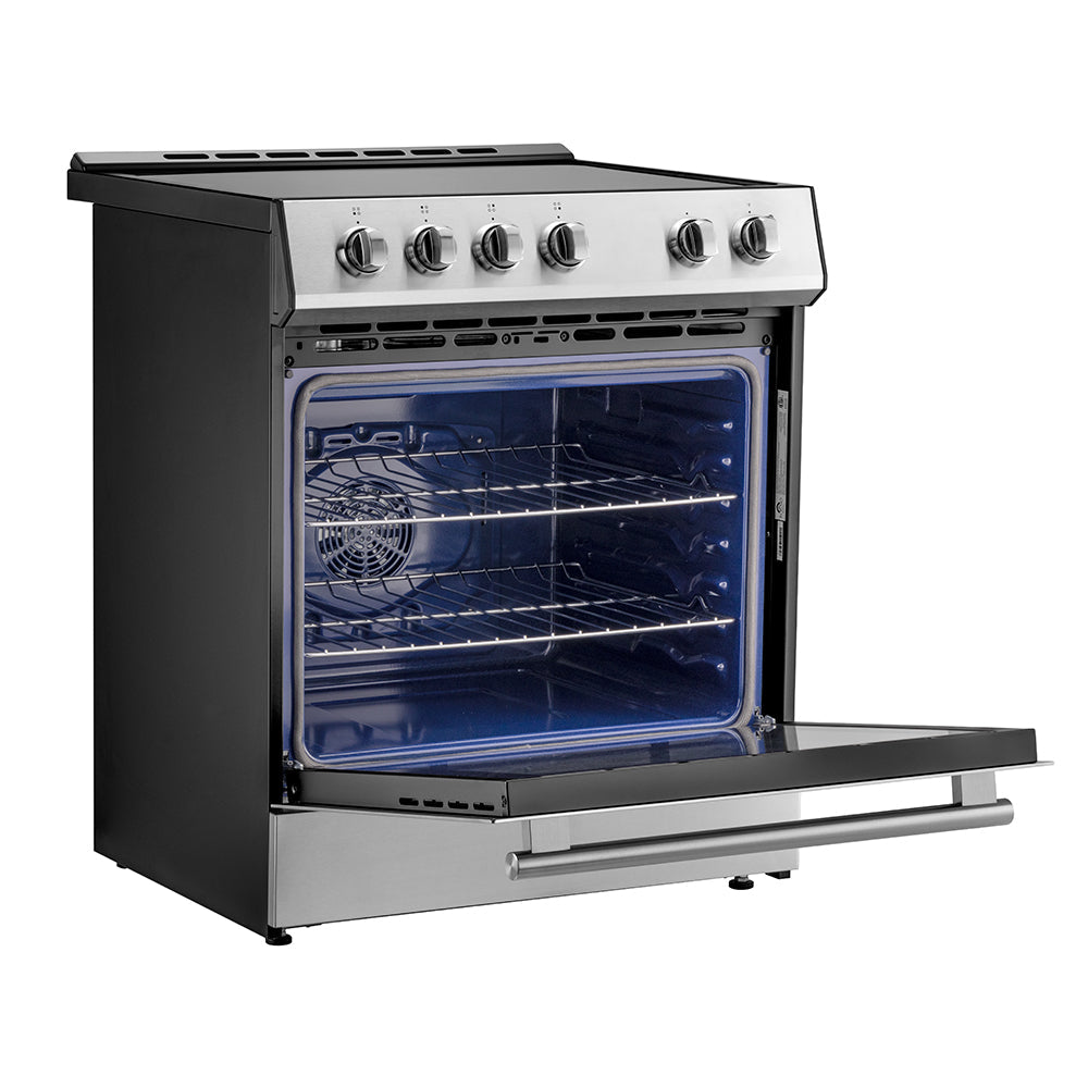 FORNO Espresso Leonardo 30" 5 cu. ft. Induction Range with Knob Control