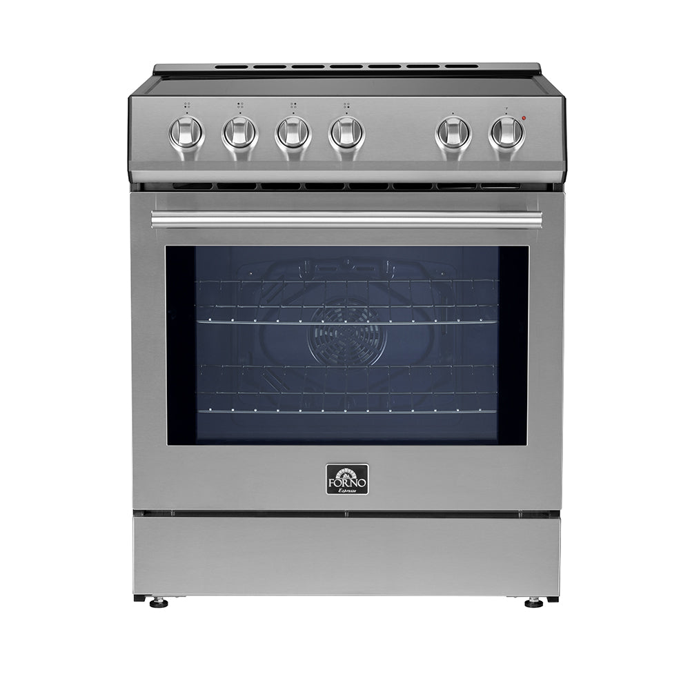 FORNO Espresso Leonardo 30" 5 cu. ft. Induction Range with Knob Control