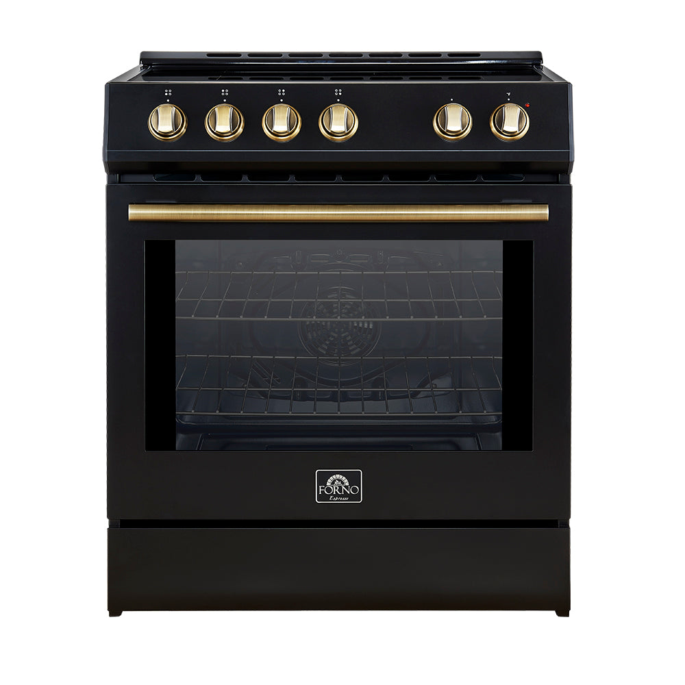 FORNO Espresso Leonardo 30" 5 cu. ft. Induction Range with Knob Control