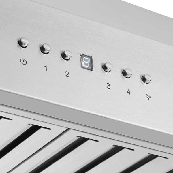 FORNO Coppito 30" 600 CFM Island Range Hood in Stainless Steel