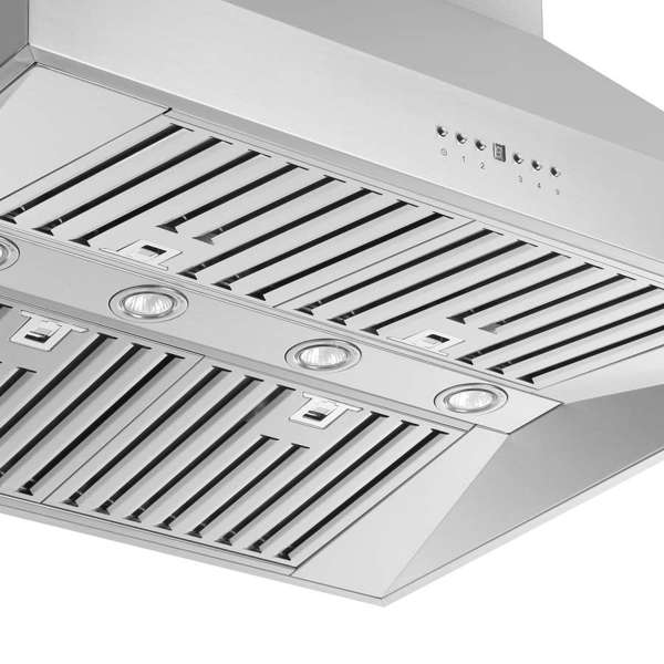 FORNO Coppito 36" 1,200 CFM Island Range Hood in Stainless Steel