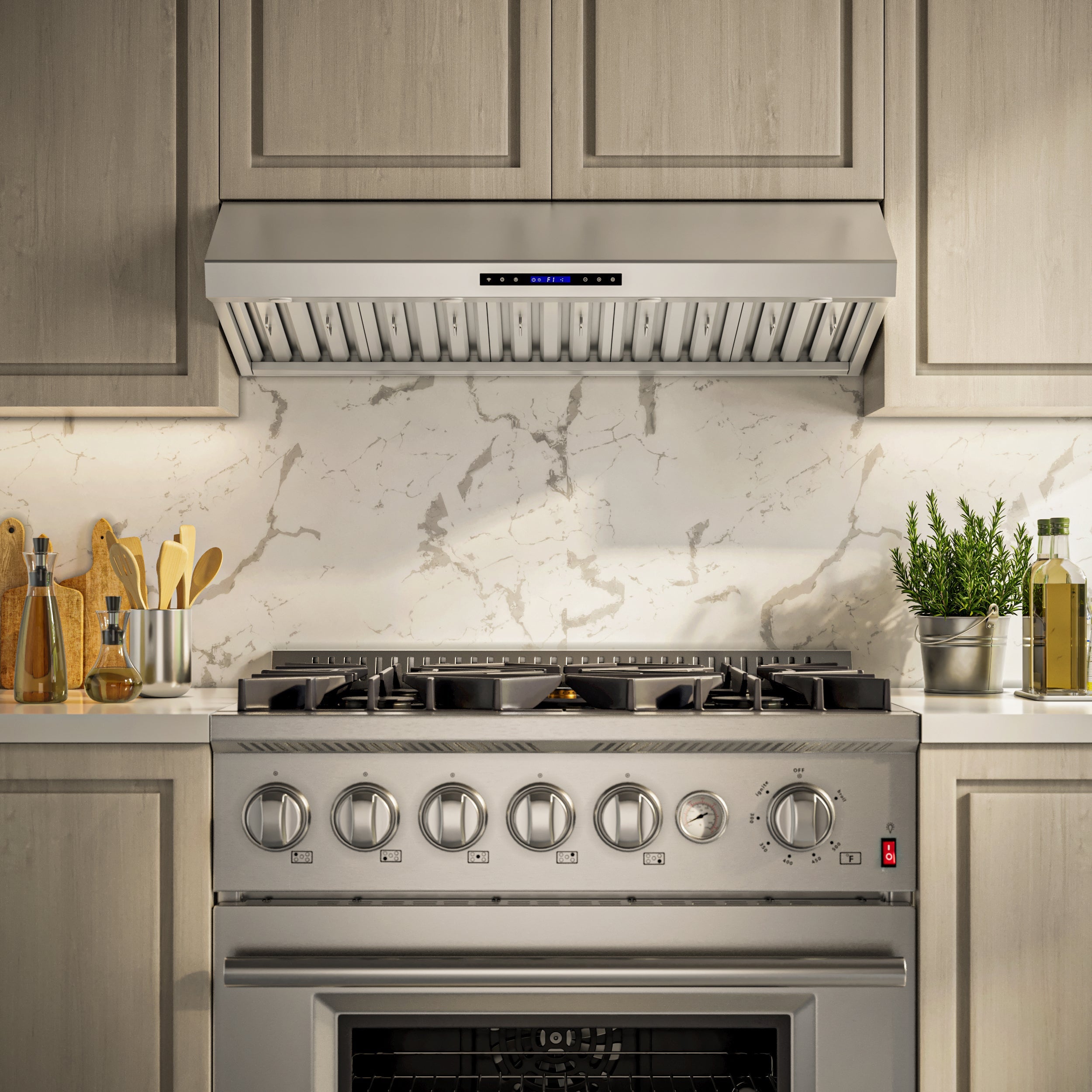 FORNO Palazzo 60'' 1,000 CFM Wall Mount Range Hood in Stainless Steel