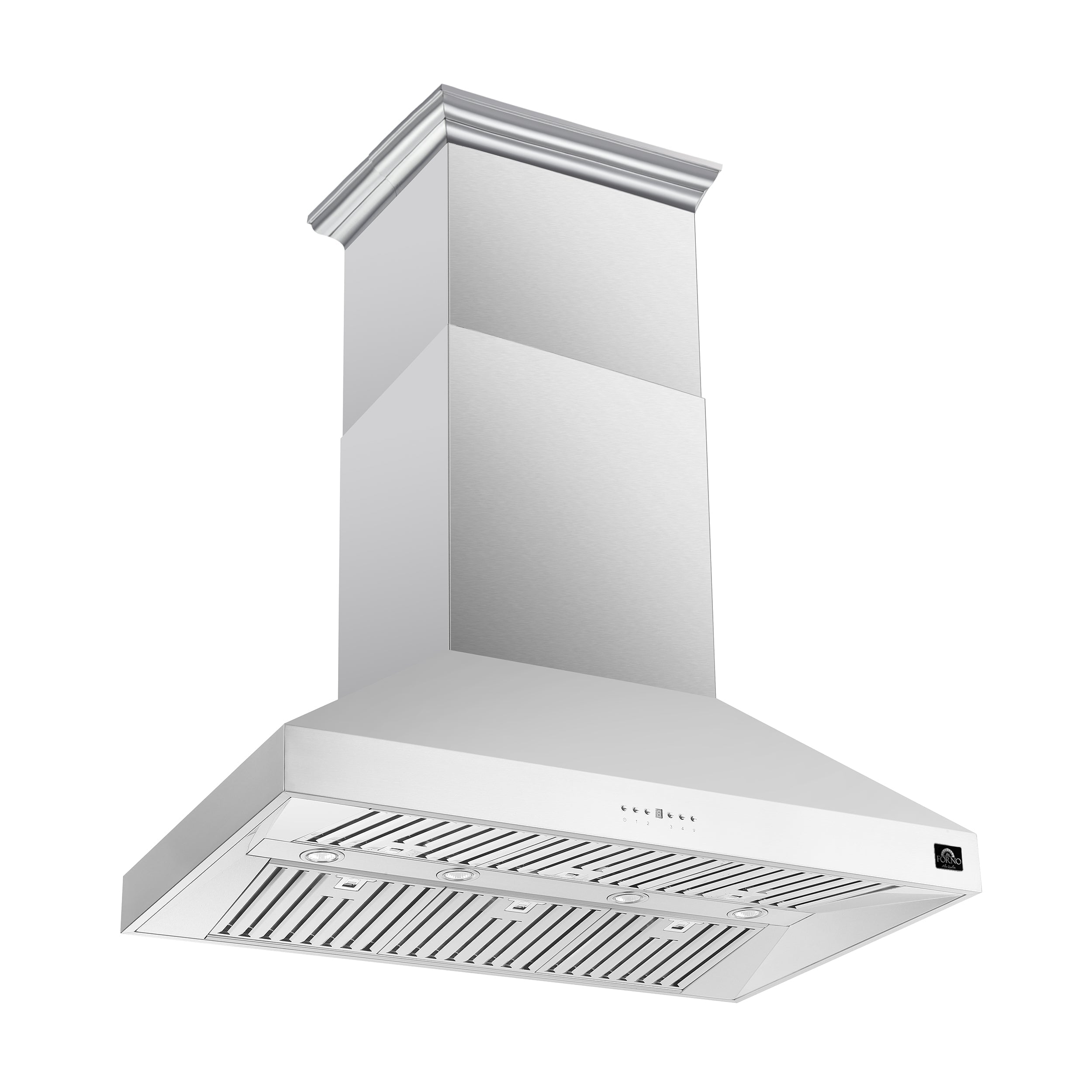 FORNO Orvieto 48" 1,200 CFM Wall Mount Range Hood in Stainless Steel