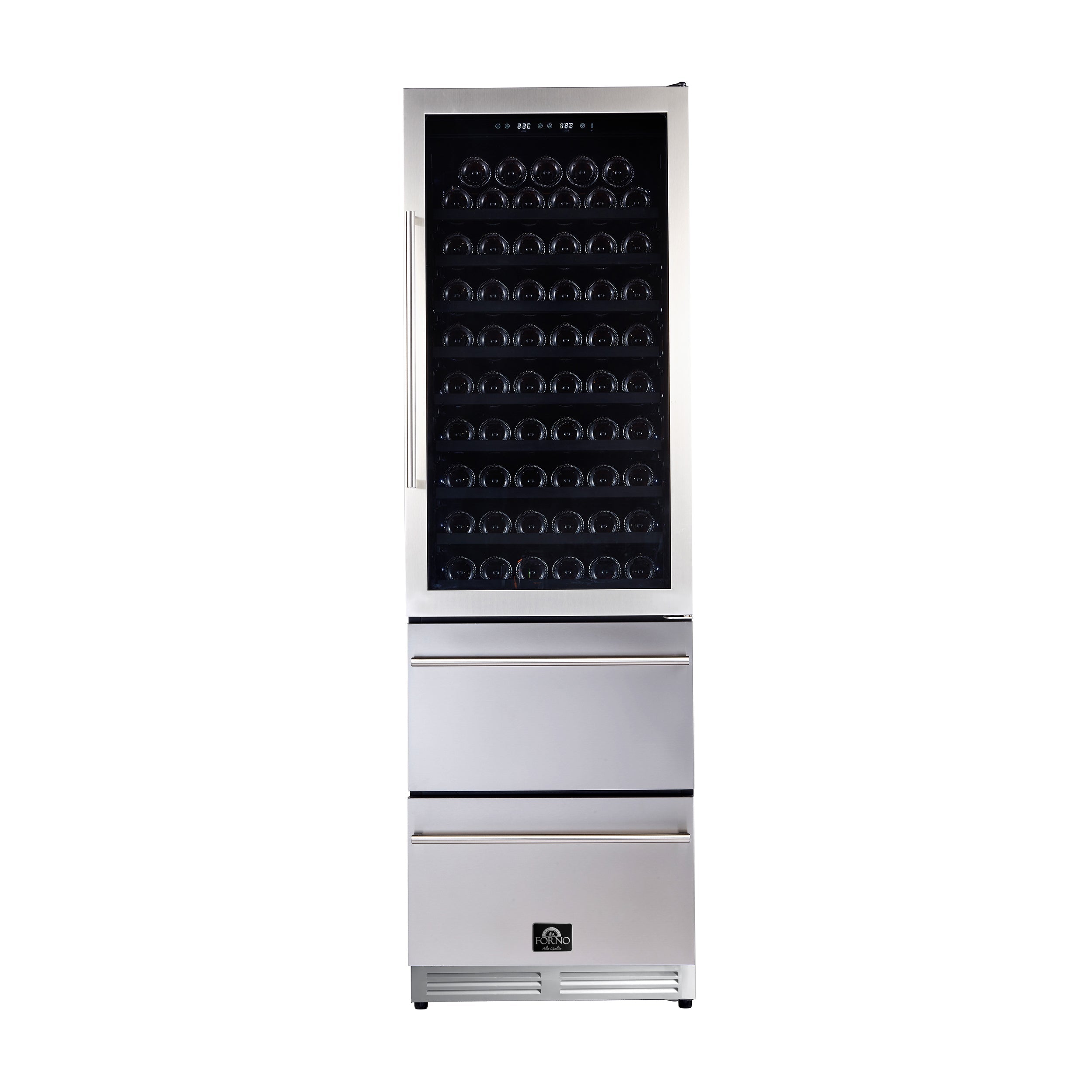 FORNO Azienda 24" 108 Bottle Triple Zone Wine Cooler