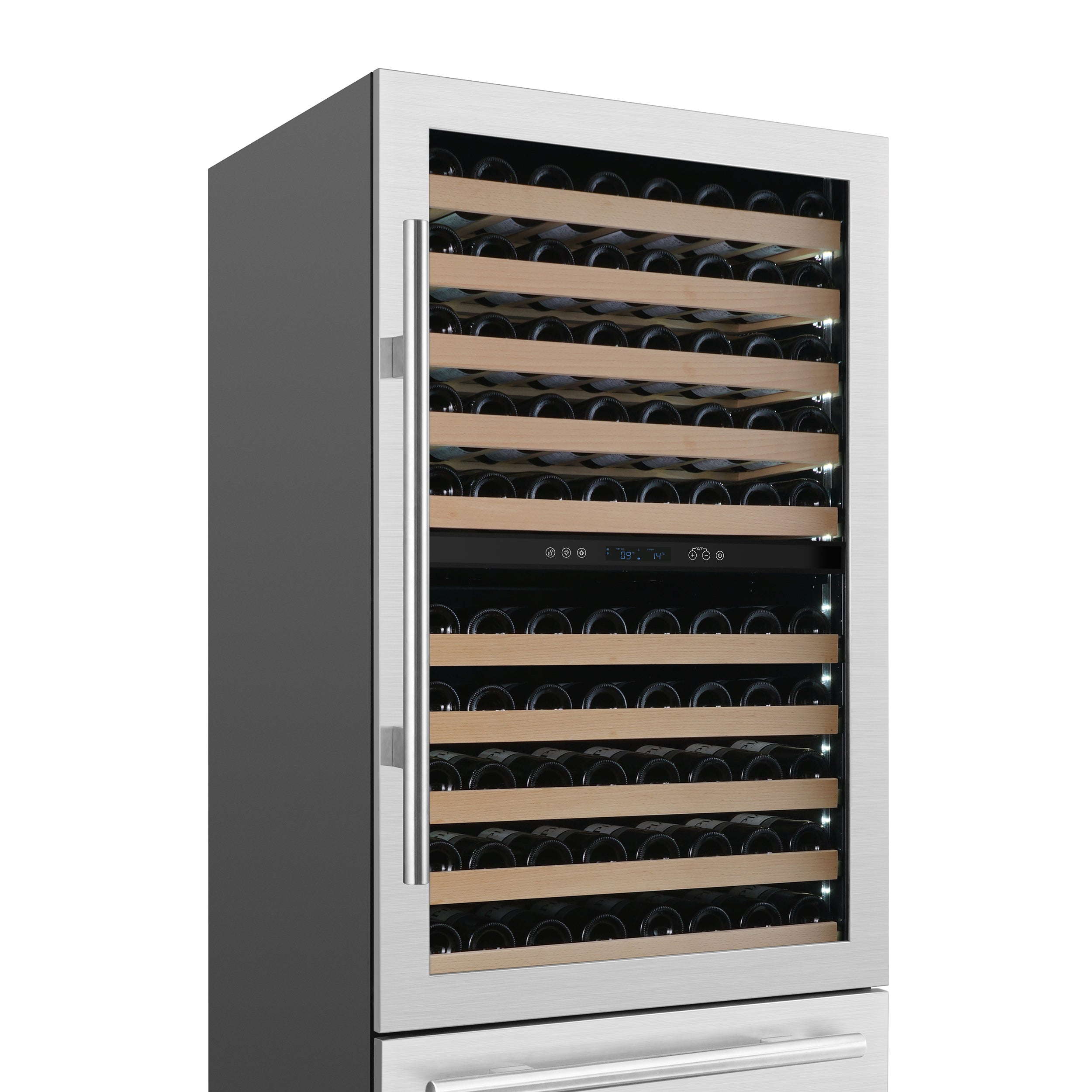 FORNO Celano 30" 21.3 cu.ft. 150 Bottle and 252 Can Dual Zone Wine Cooler