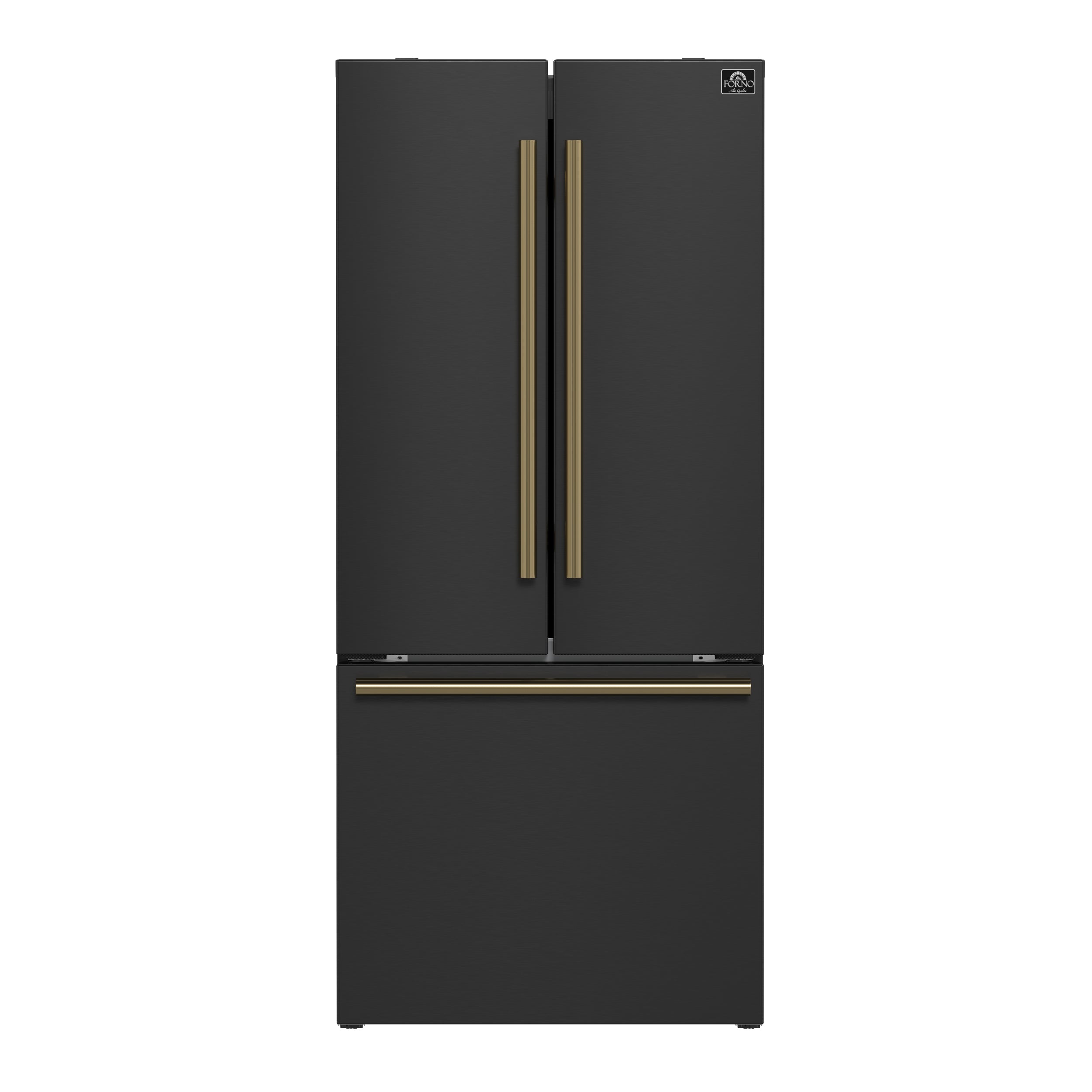 FORNO Gallipoli 30" 17.5 cu. ft. French Door Built-In Refrigerator with Ice Maker