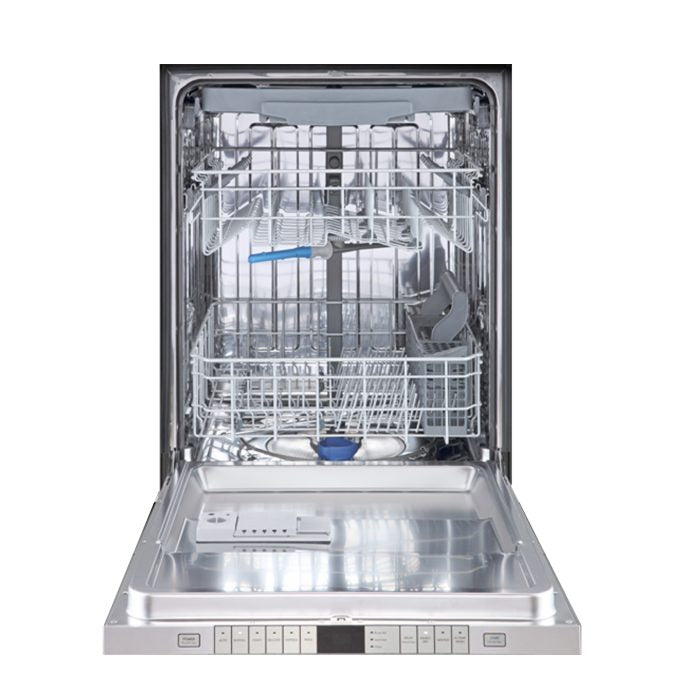 Kucht 24″ Top Control Dishwasher in Stainless Steel with Stainless Steel Tub and Multiple Filter System