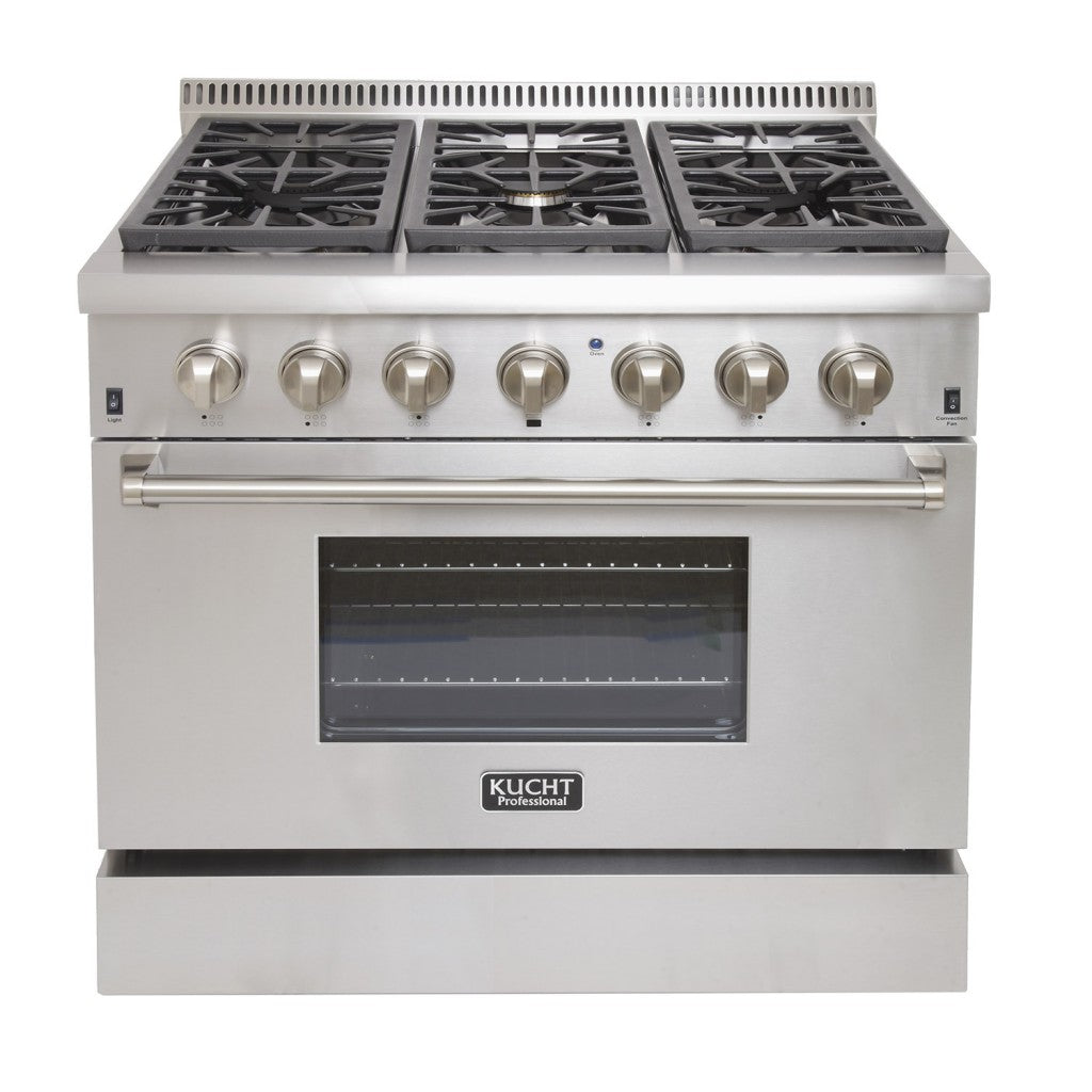 Kucht 36″ Freestanding Dual-Fuel Range