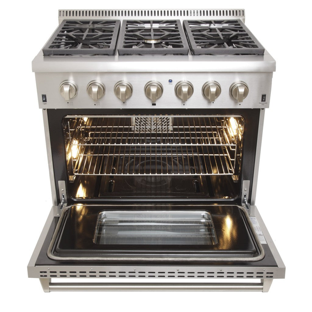 Kucht 36″ Freestanding Dual-Fuel Range