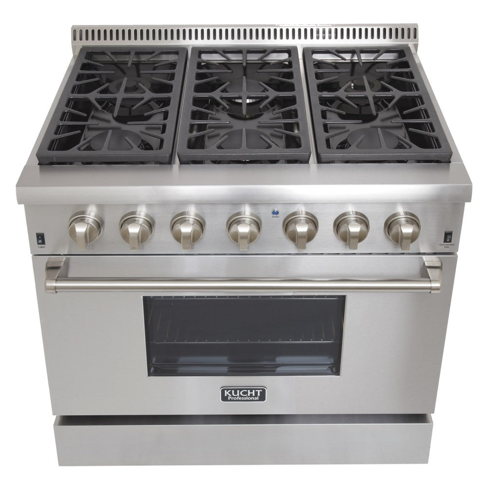 Kucht 36″ Freestanding Dual-Fuel Range