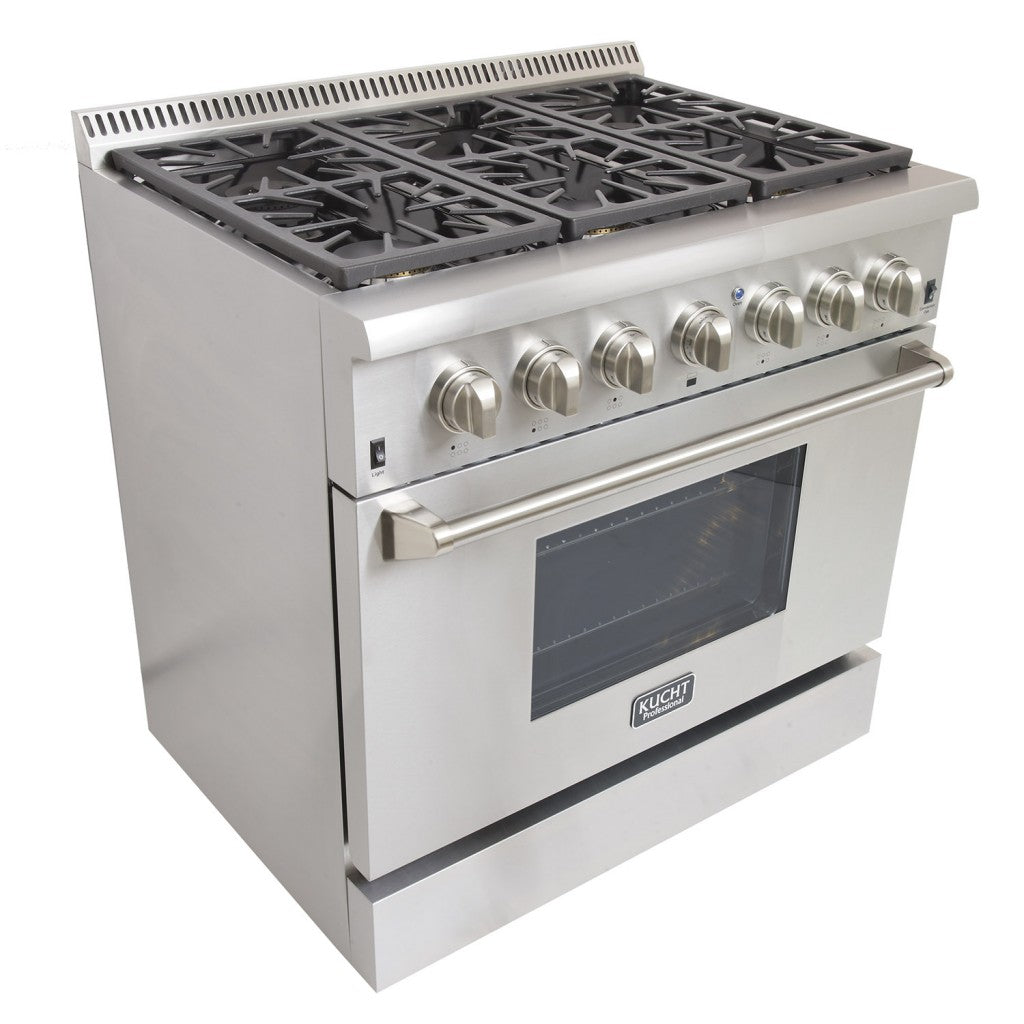 Kucht 36″ Freestanding Dual-Fuel Range