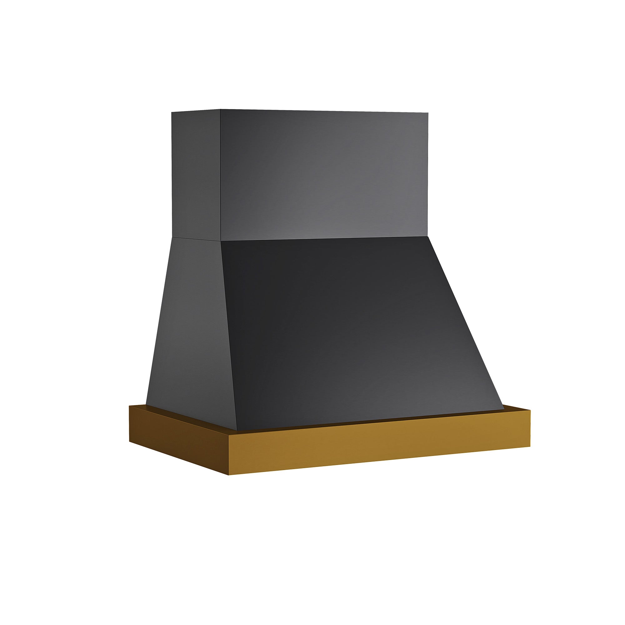 Kucht Pro-Style Wall Mount Range Hood - Gold Accent