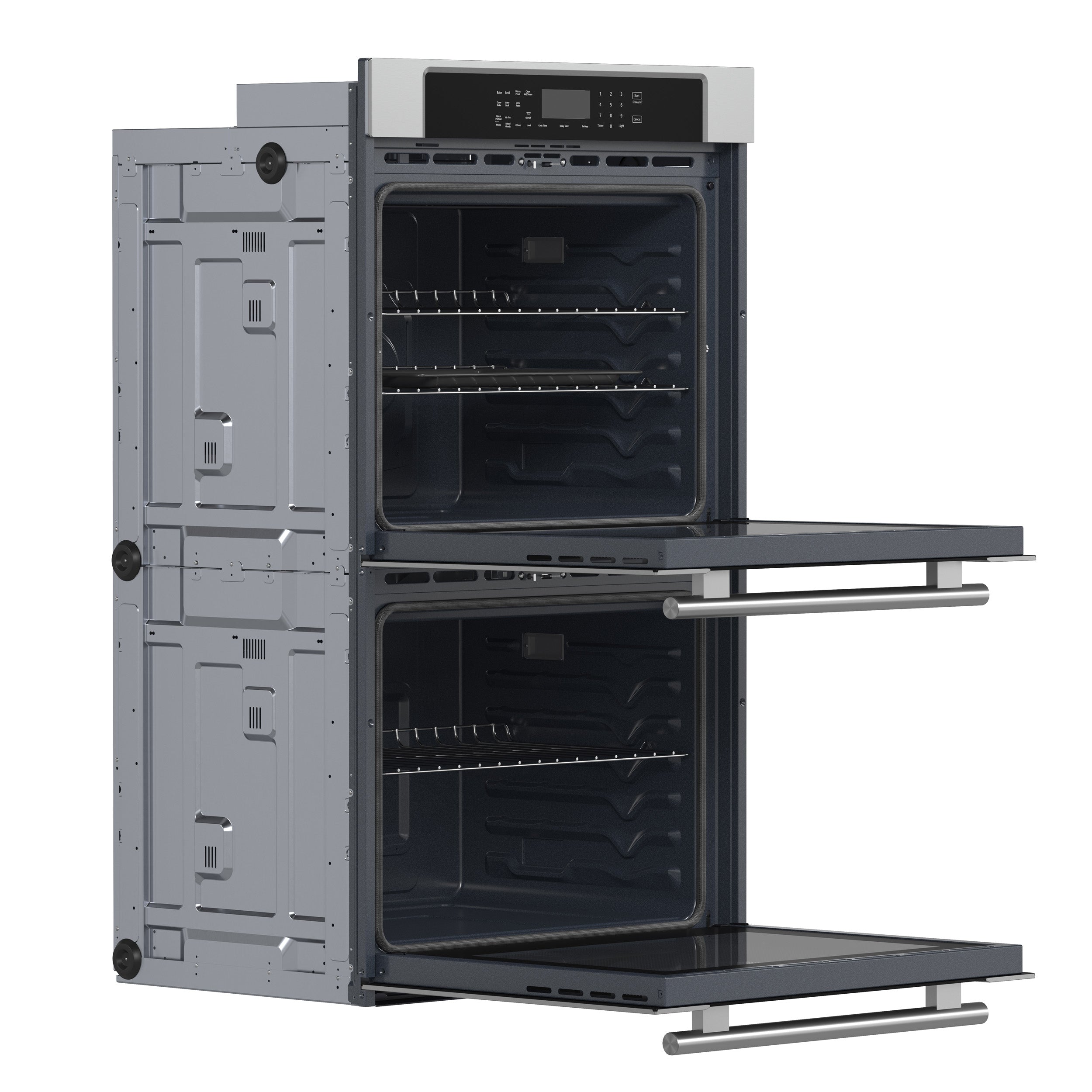 FORNO Villarosa 30" Built-In Double Wall Oven In Stainless Steel with Self-Clean