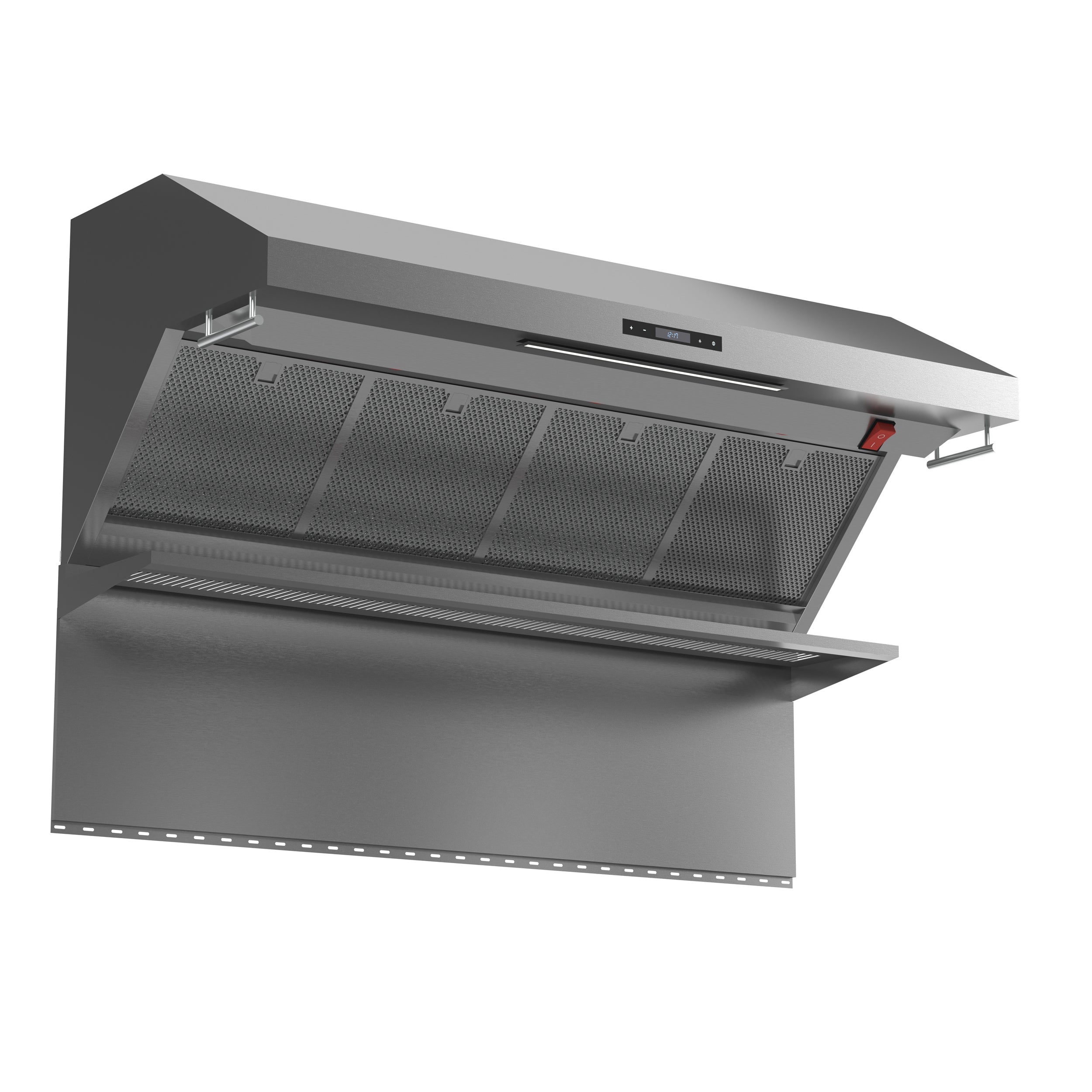 FORNO Savona 48" 1,200 CFM Wall Mount Range Hood and Back Splash