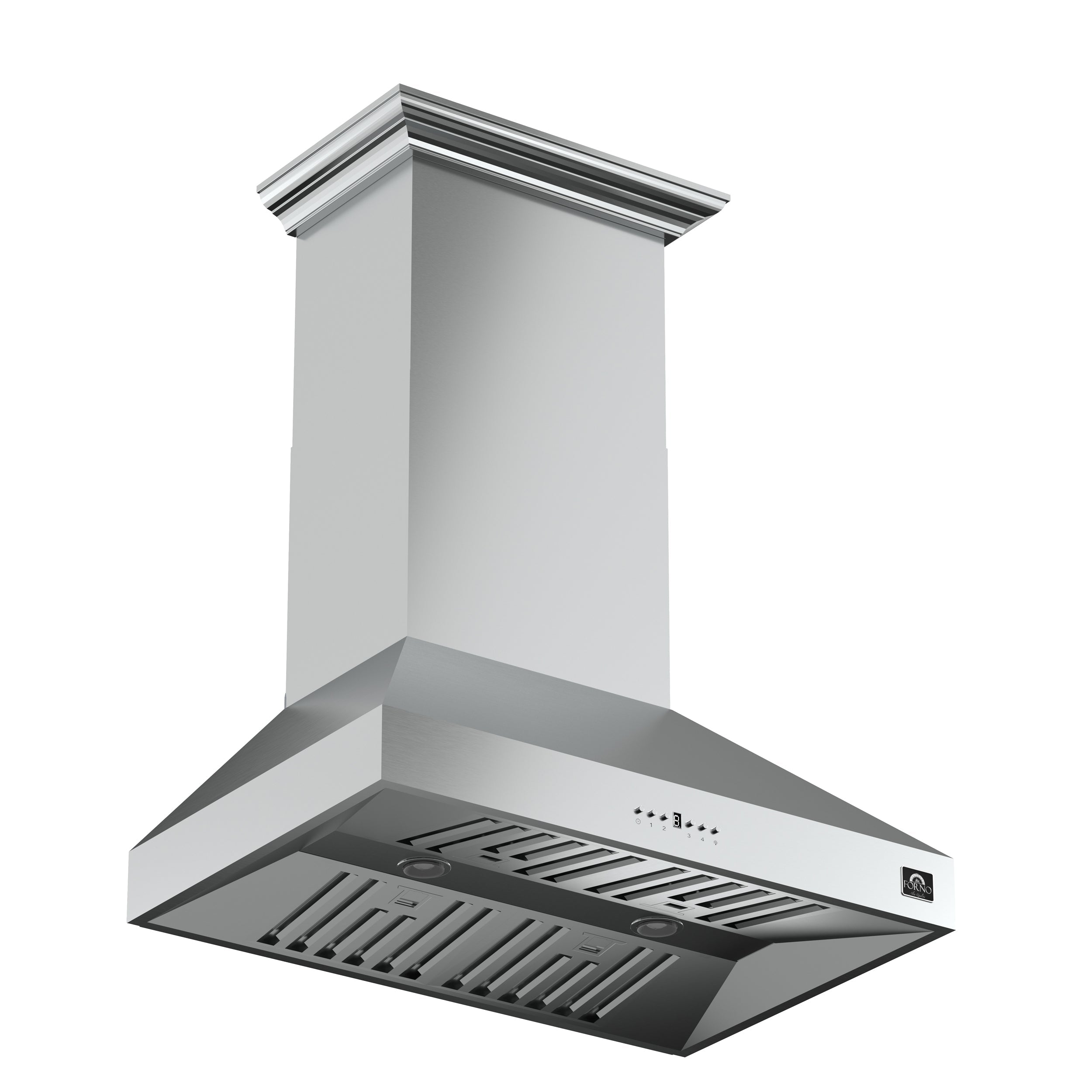 FORNO Orvieto 36" 1,200 CFM Wall Mount Range Hood in Stainless Steel