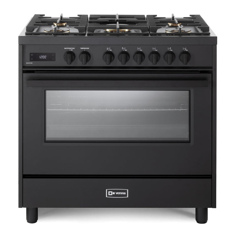 Verona 36" Ultima Midnight Duel Fuel Range