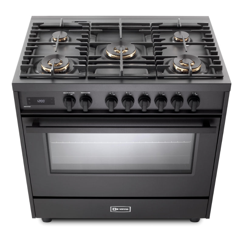 Verona 36" Ultima Midnight Duel Fuel Range