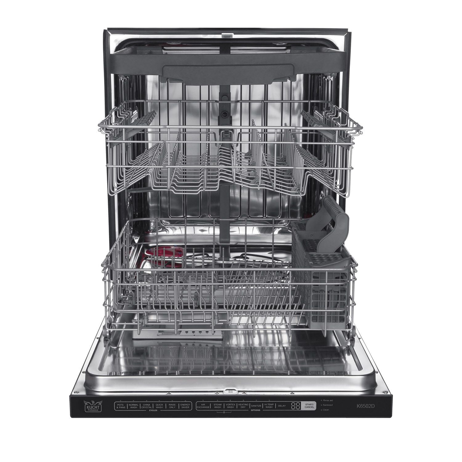 Kucht 24 in. Professional Top Control Dishwasher in Stainless Steel with Stainless Steel Tub