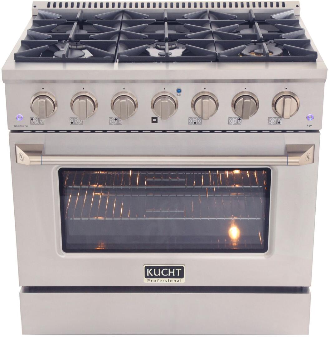 Kucht Professional 36 in. 5.2 cu ft. Gas Range