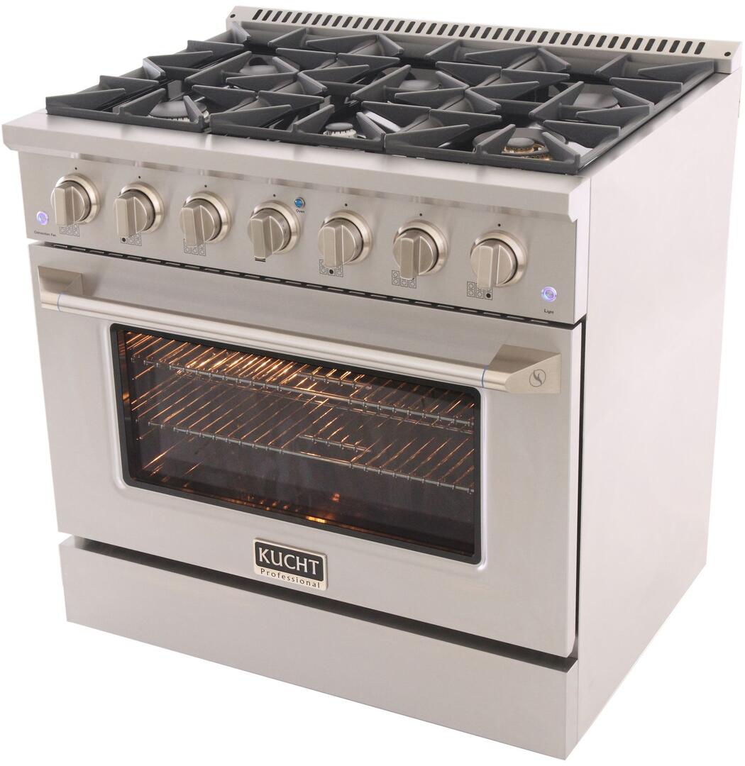 Kucht Professional 36 in. 5.2 cu ft. Gas Range