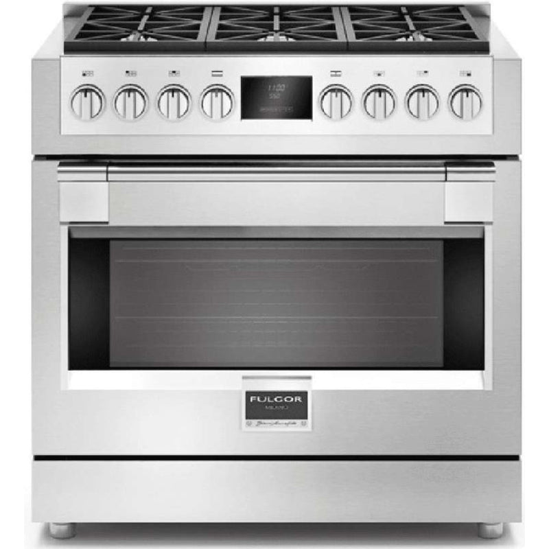 Fulgor Milano Sofia Series 36 Inch Professional Gas Range with Nova Broiling System