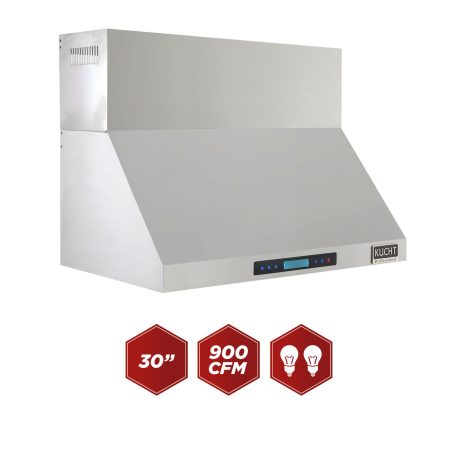 Kucht Professional Wall Mount Range Hood in Stainless Steel