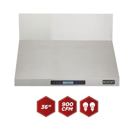 Kucht Professional Wall Mount Range Hood in Stainless Steel