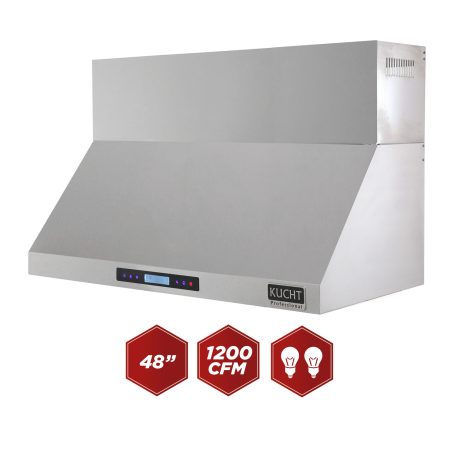 Kucht Professional Wall Mount Range Hood in Stainless Steel